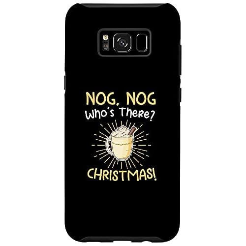 Funda Galaxy S8+  Funny Christmas Eggnog Nog, Nog Who's...