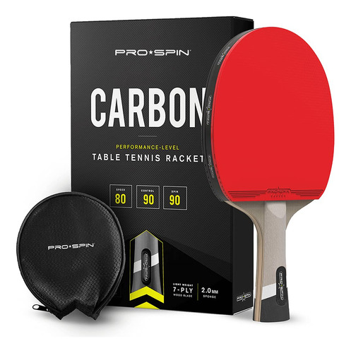 Paleta De Ping Pong De Carbono Elite | Raqueta De Tenis...