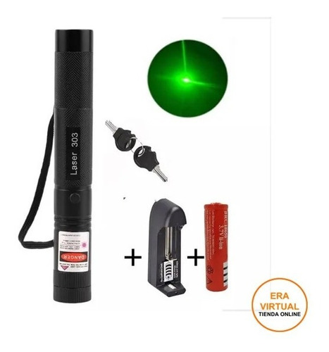 Puntero Laser Potente Multipunto Verde Recargable