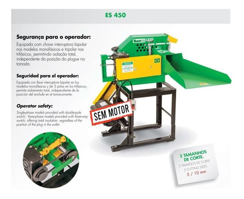 Picadeira Ensiladeira Sem Motor Trapp Es 450