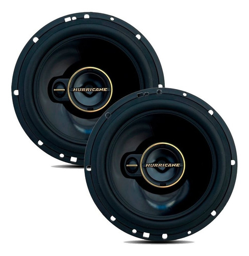 Par Alto Falante 6 Pol 120w Triaxial Aurum Hurricane