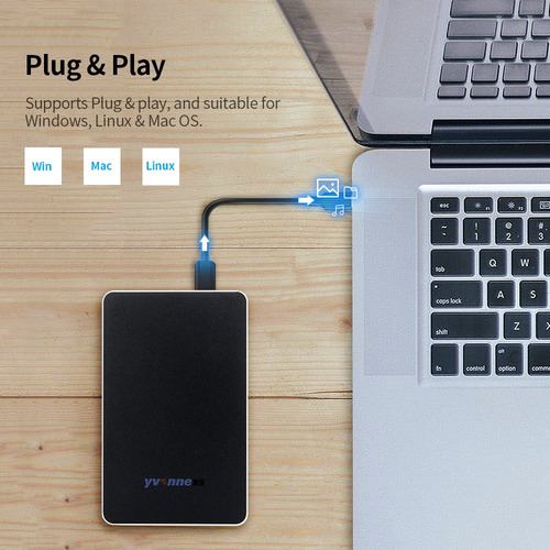 Yvonne 2.5 Usb 3.0 Hdd Disco Rígido Móvel Externo Portáti