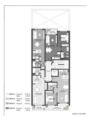 Imagen 16 de 16 de Zeballos 2200- Unidad De Un Dormitorio En Venta En Rosario.