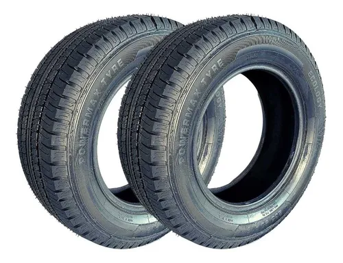 comprar Kit 2 Pneu 235\u002F60\u002F16 Remold Com Borracha Vipal +2 Bico