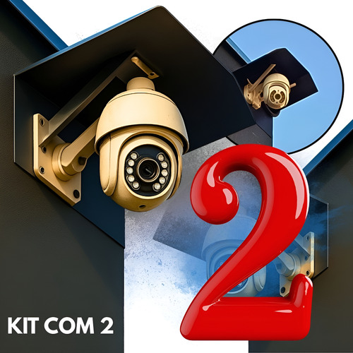 Protetor De Camera Segurança Kit C/ 2 Proteção Universal