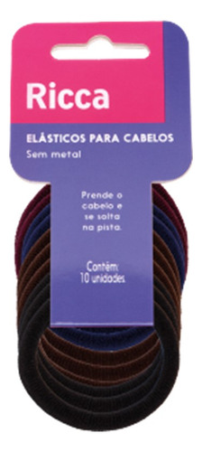 Kit 10 Elásticos Cabelo Prendedor Lacinho Sem Metal M Ricca