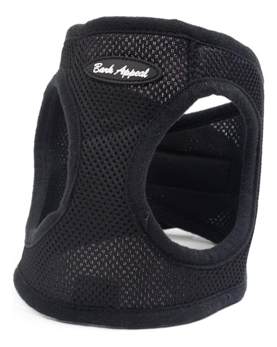 Arnés Negro Sólido Para Perros De Bark Mesh Vest Arnés Para 