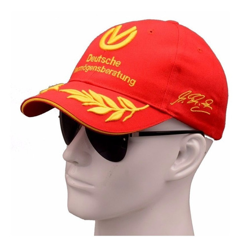 Gorra Estilo Michael Schumacher Conmemorativa 20 Años