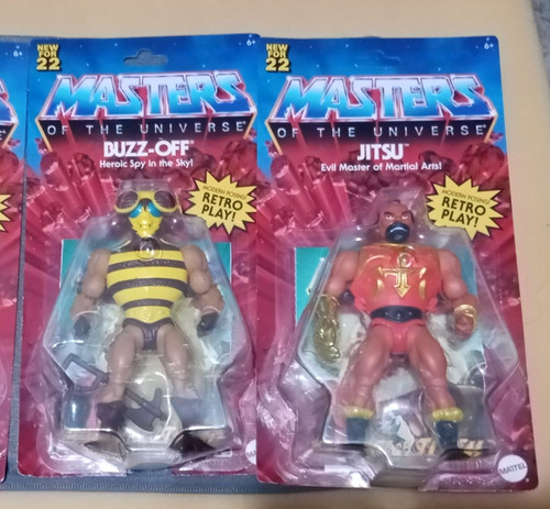 3 Figuras Selladas Masters Of The Universe Motu Origins