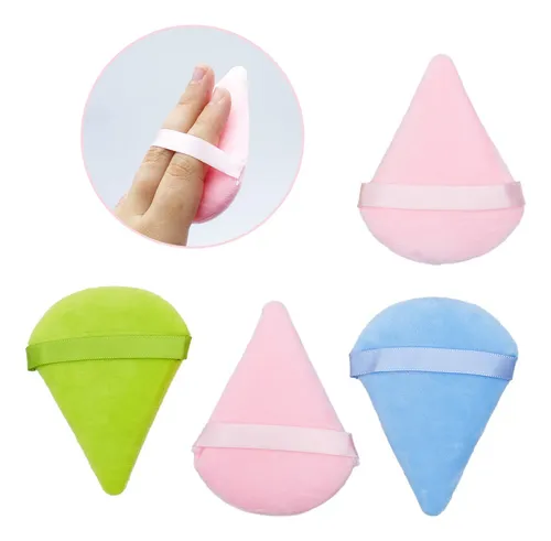 X4 Esponjas Maquillaje Mely Puff Cotton Belleza Facial Pro Color A Elección Tamaño De La Esponja Mediana
