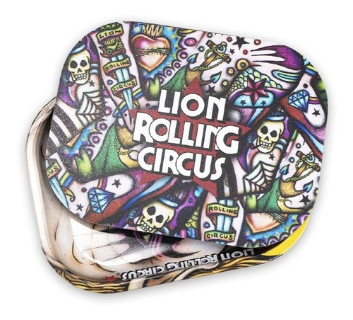 Lion Rolling Circus Tapa Imantada Para Bandeja Mini 