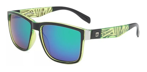 Lente De Sol Sport Polarizado Rectangular Colores Uv 400