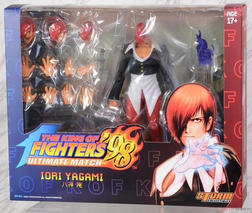 Action Figure Iori Terry Storm Collectible Boneco King Fight