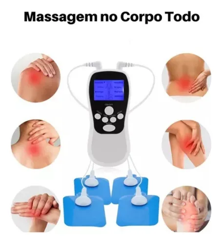 Gimnasia Pasiva 8 Electrodos Recargable