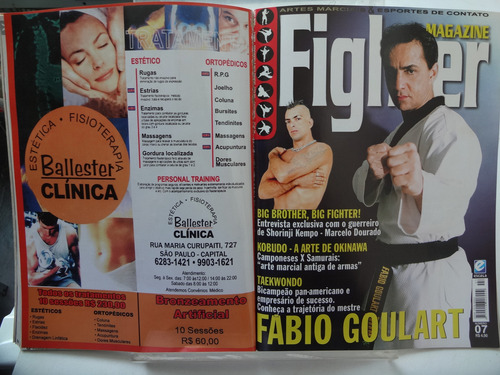 Revista Magazine Fighter Collection Kung Fu Minotauro Kobudo (Usado)