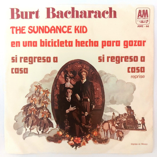 Burt Bacharach - The Sundance Kid   Single  7
