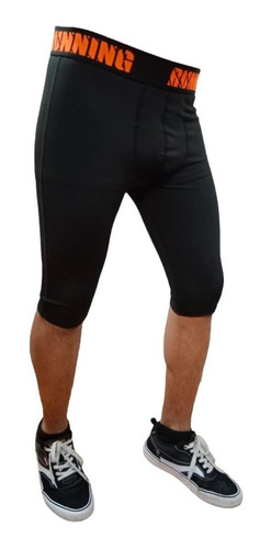 Capri Licra Masculina Interior Fitness Gim Running Training