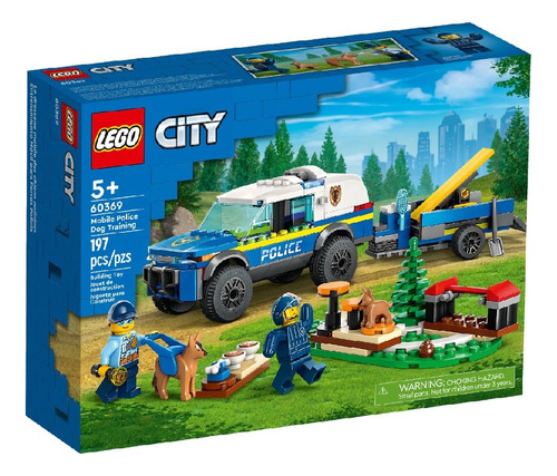 Lego 60369 City Ciudad Entrenamiento Móvil Para Perros Poli