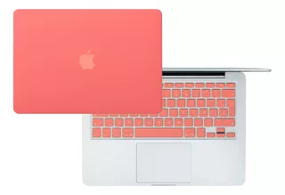 Carcasa Case Macbook + Protector De Teclado Español Pro Air