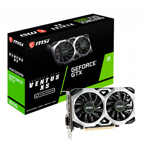 Tarjeta Video Msi Geforce Gtx 1650 Ventus 4gb Gddr6-tecnobox