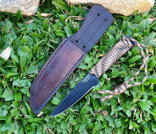 Imagem 3 de 10 de Faca Cutelaria Elmo Bushcraft Fr1 Aço Carbono Nova Original