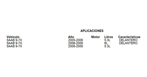 Junta Distribucion Gmc Envoy 2008-2009 5.3l Gm Parts
