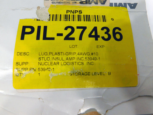 Lot Of 93 Each Amp 53949-1 00 Plasti-grip Electrical Con Ccb