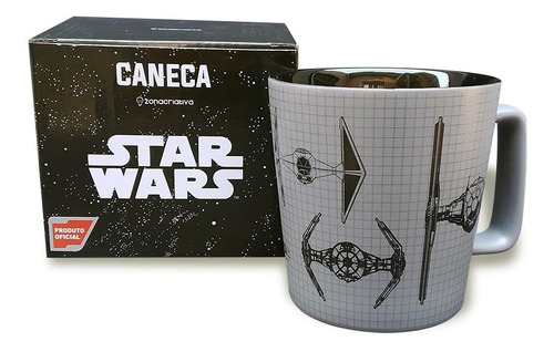 Caneca Naves | Millenium Falcon | X-wing | Tie | Star Wars