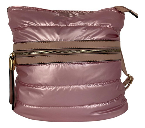 Bolso Acolchado Colores Metalicos Correa Ajustable 