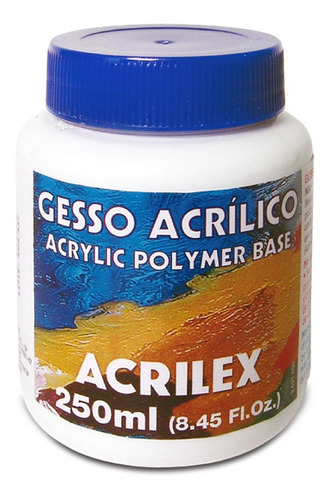 Gesso Acrílico Acrilex 250ml - Mosca
