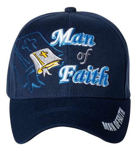 Artisan Owl Man Of Faith Jesus Hat - Gorra De Béisbol Con Bo