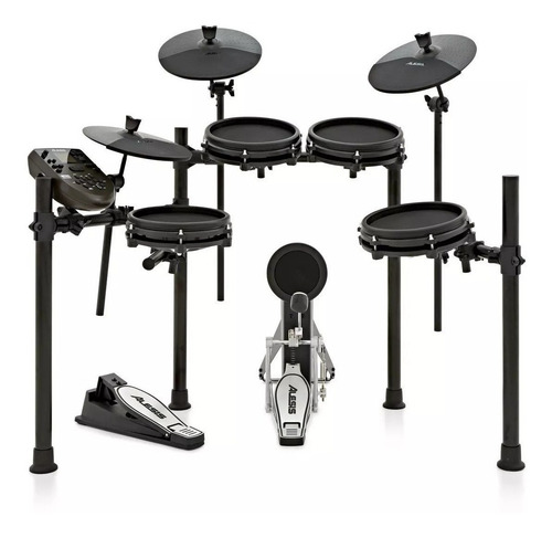 Alesis Bateria Eletrônica Nitro Mesh 300 Sons Kick Pedal