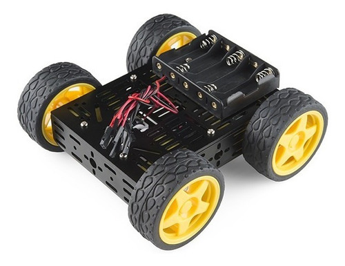 Chasis De Metal 4 Llantas Dagu Robot Arduino Pic Raspberry