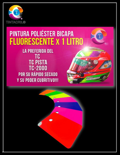 Fluorescente Laca Nitro Azul X 4 Lts. Blanco Brillante