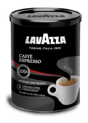 Lavazza Café Molido Espresso Lata 250 Gramos