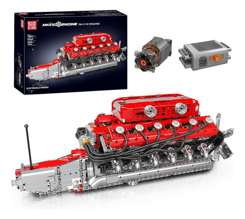 Jugues Bloques De Construcción Modelo Motor Tecnología V12