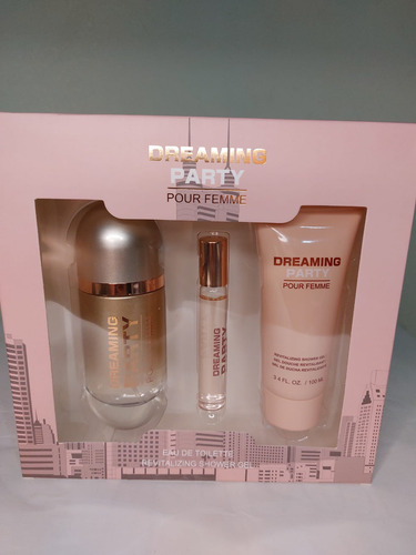 Estuche Regalo Fragancia Perfume Mujer Dama 100 Ml