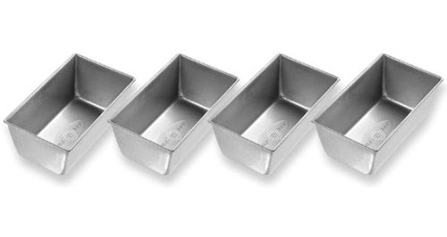 Usa Pan Bakeware Mini Loaf Pan Juego De 4 Antiadherentes Y R