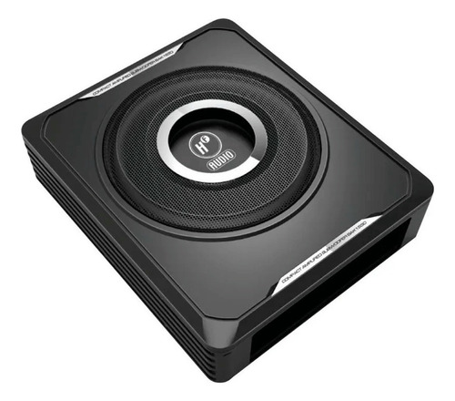 Subwoofer Amplificado 8 Pulgadas 300w Max Aluminio Hfamp800 Color Negro