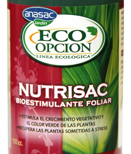 Bioestimulante Foliar 150 Ml Frasco Nutrisac Afj