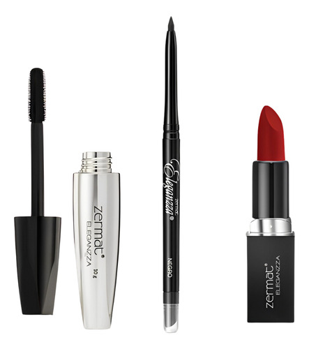 Set De Belleza Beauty Incluye Mascara, Labial Y Delineador