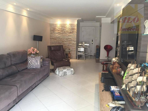 Apartamento À Venda, 160 M² Por R$ 630.000,00 - Canto Do Forte - Praia Grande/sp - Ap3798