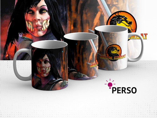 Tazon Diseño Mileena Mortal Kombat 320cc