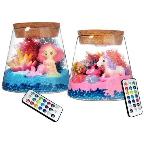 2 Paquetes De Regalos De Unicornio Y Sirena Niñas, Kit...