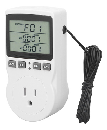 Pantalla Lcd Con Enchufe De Control Electrónico De Temperatu