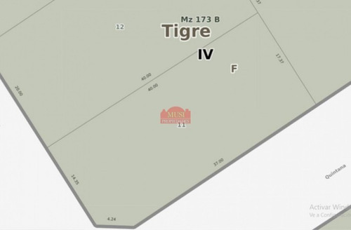 Imagen 3 de 3 de Excelente Lote En Dique Lujan - Villa La Ñata