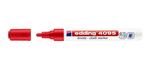 Marcador Tiza Vidrio Rojo E4095 Edding