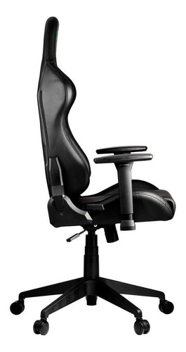 Imagen 4 de 5 de Silla de escritorio Razer Tarok Essential REZ-0001 gamer ergonómica negra con tapizado de cuero sintético