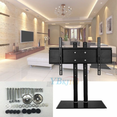 Imagen 3 de 6 de Mesa Tv Soportes Stand Pedestal Base Pared Monte 52-71 Cd/l