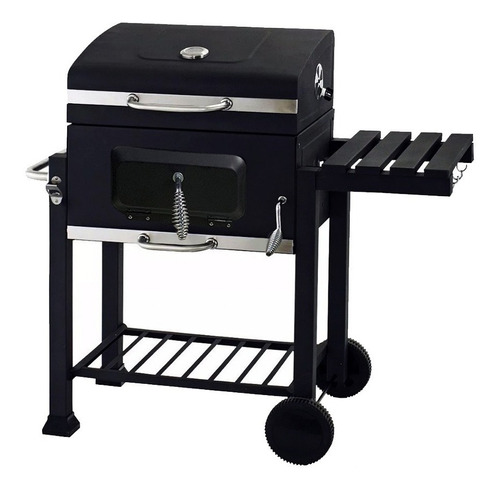 Parrilla Ruedas Chulengo Asador Portatil Movil Balcon Carbon